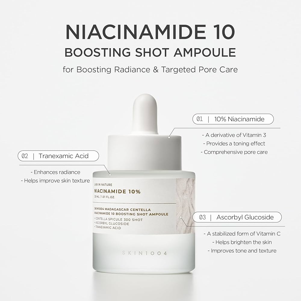 SKIN1004 – Madagascar Centella Niacinamide 10% Boosting Shot Ampoule (30ml)