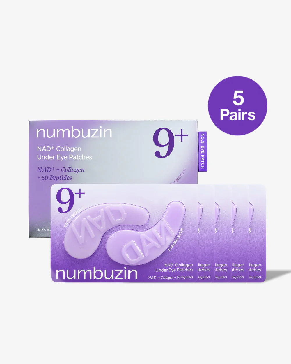 Numbuzin 9+ NAD+ Collagen Under Eye Patches