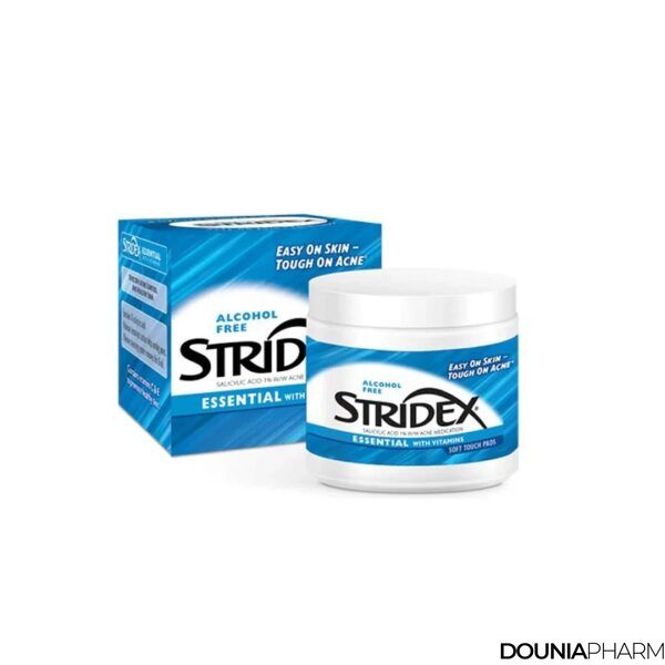 Stridex Essential With Vitamins  Soft Touch Pads (55 unités)
